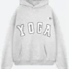 YOGA Melange Pullover Hoodie Front Image