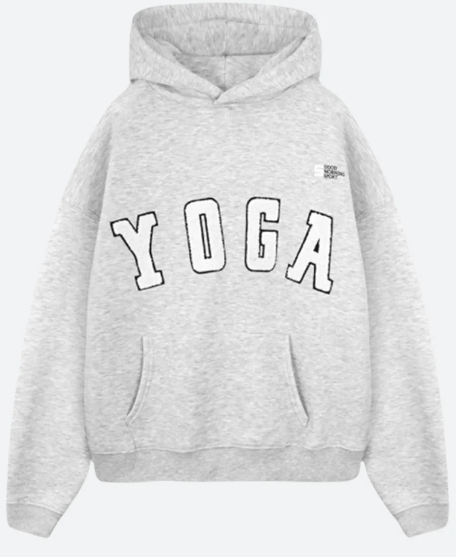 YOGA Melange Pullover Hoodie Front Image