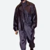 Michael B. Jordan Black Leather Jacket Front IMAge