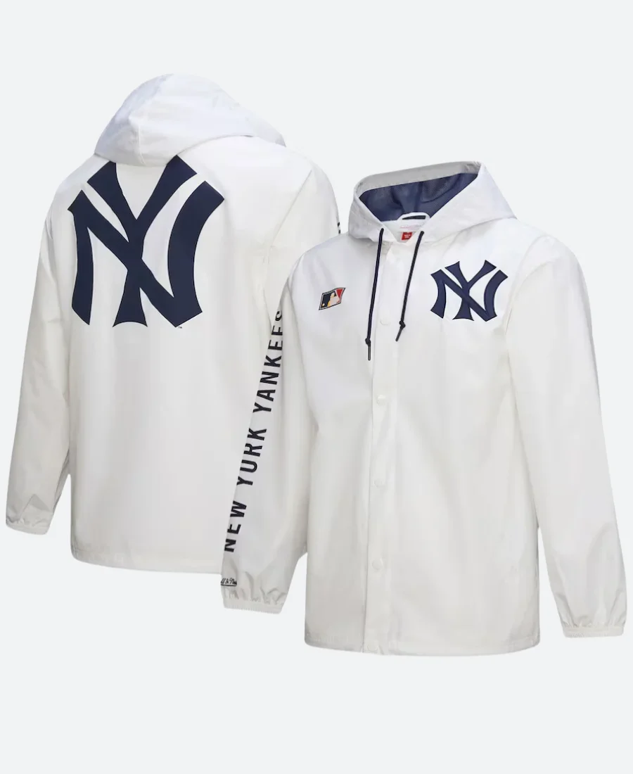 New York Yankees Hooded Jacket Front & Back Image