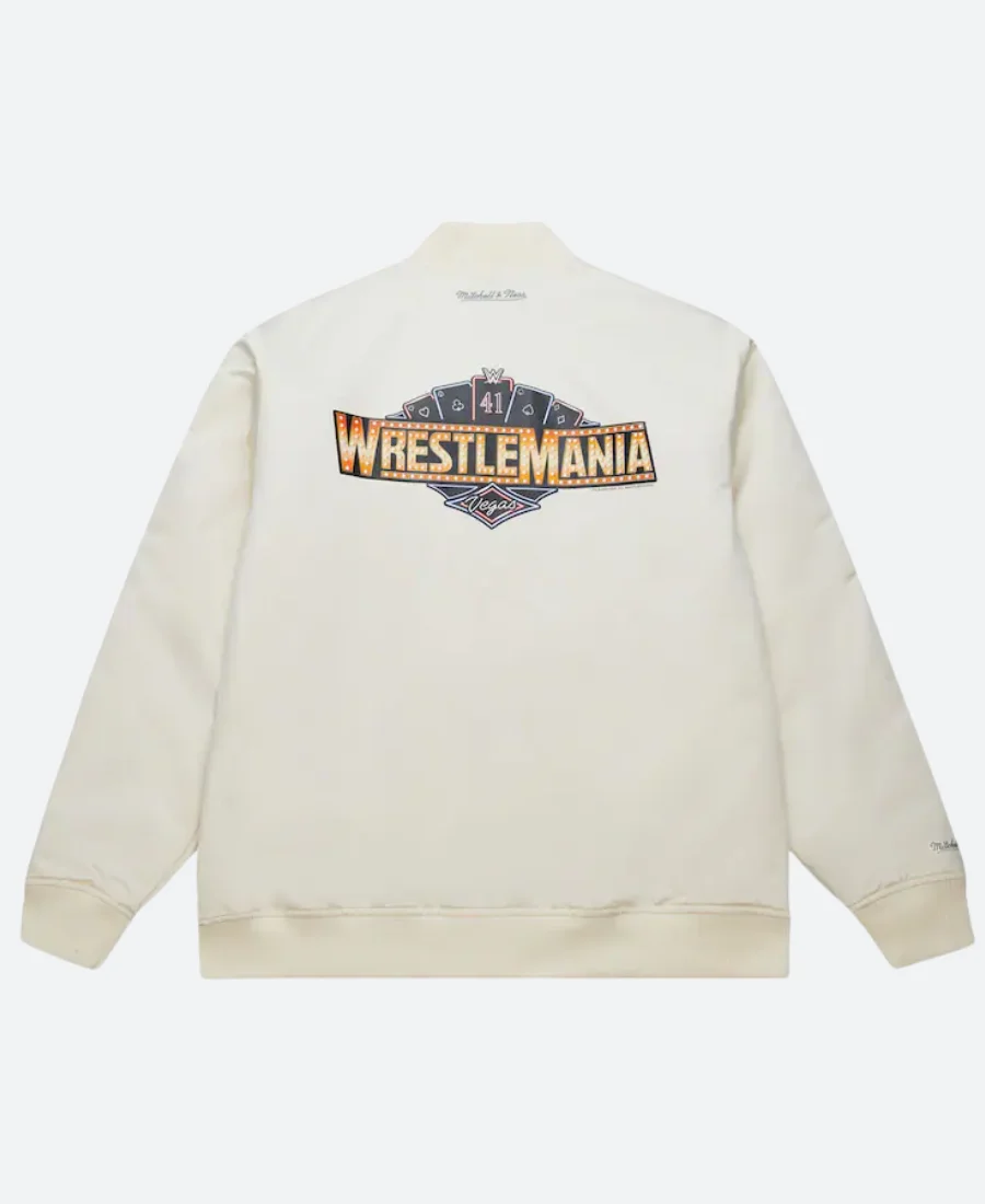 WWE WrestleMania 41 Jacket Back Image